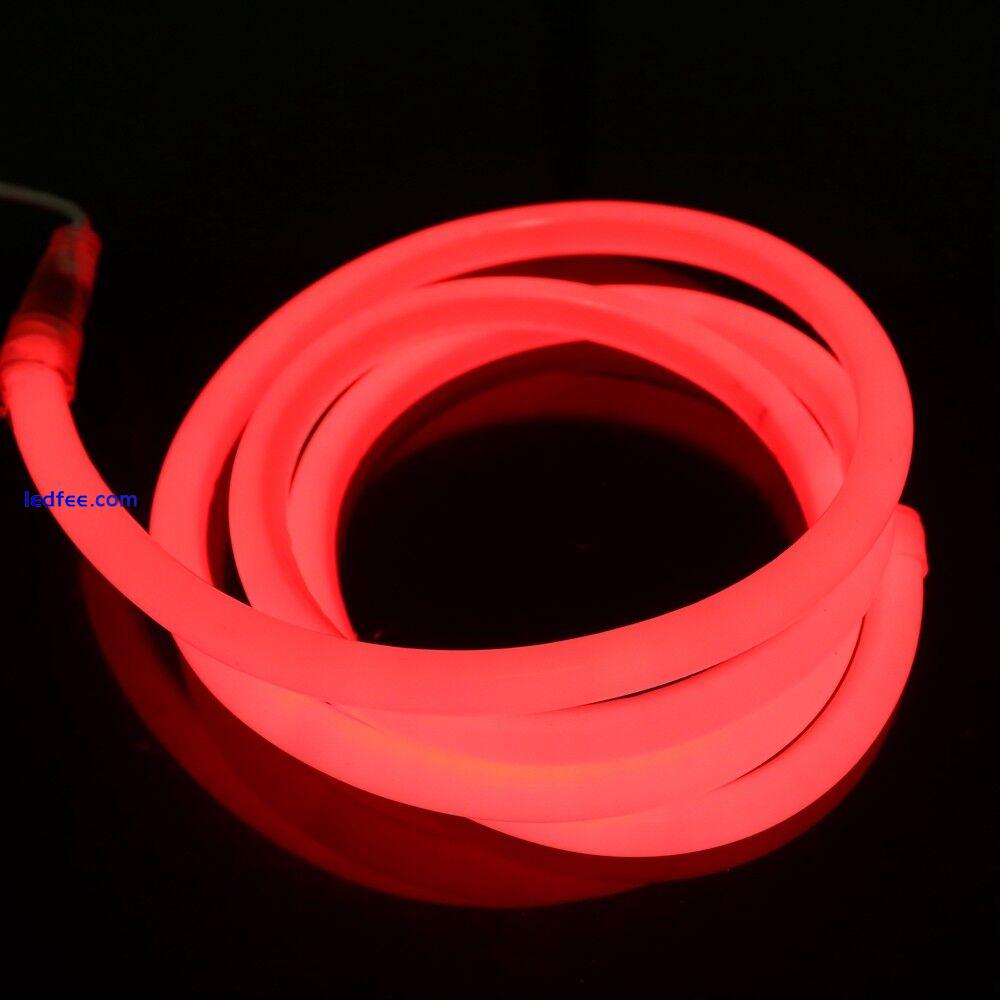 Round LED Flexible Strip Light 220V 230V 2835 LED Neon Tube IP67 Waterproof Rope 1 