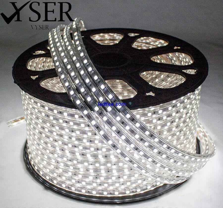 LED Strip 220V 240V IP67 Waterproof 5050 Commercial Lights Rope White Warm, Blue 1 