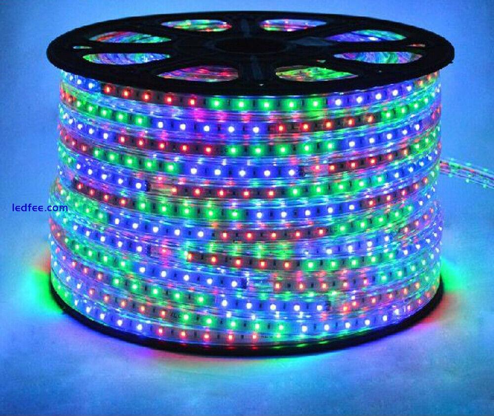 LED Strip 220V 240V IP67 Waterproof 5050 Commercial Lights Rope White Warm, Blue 3 