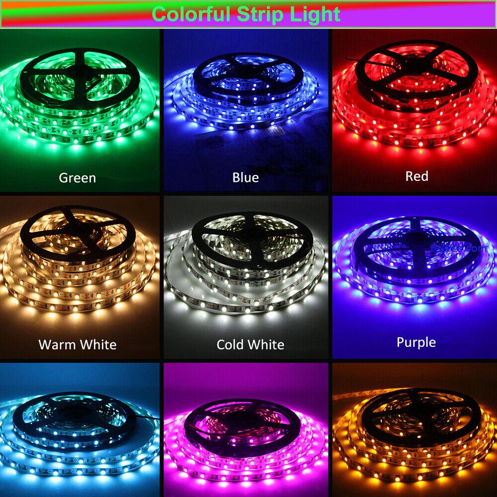 PIR Motion Sensor LED Strip Light 5V USB Battery Powered 60LED/m 2835 Flexible 1 