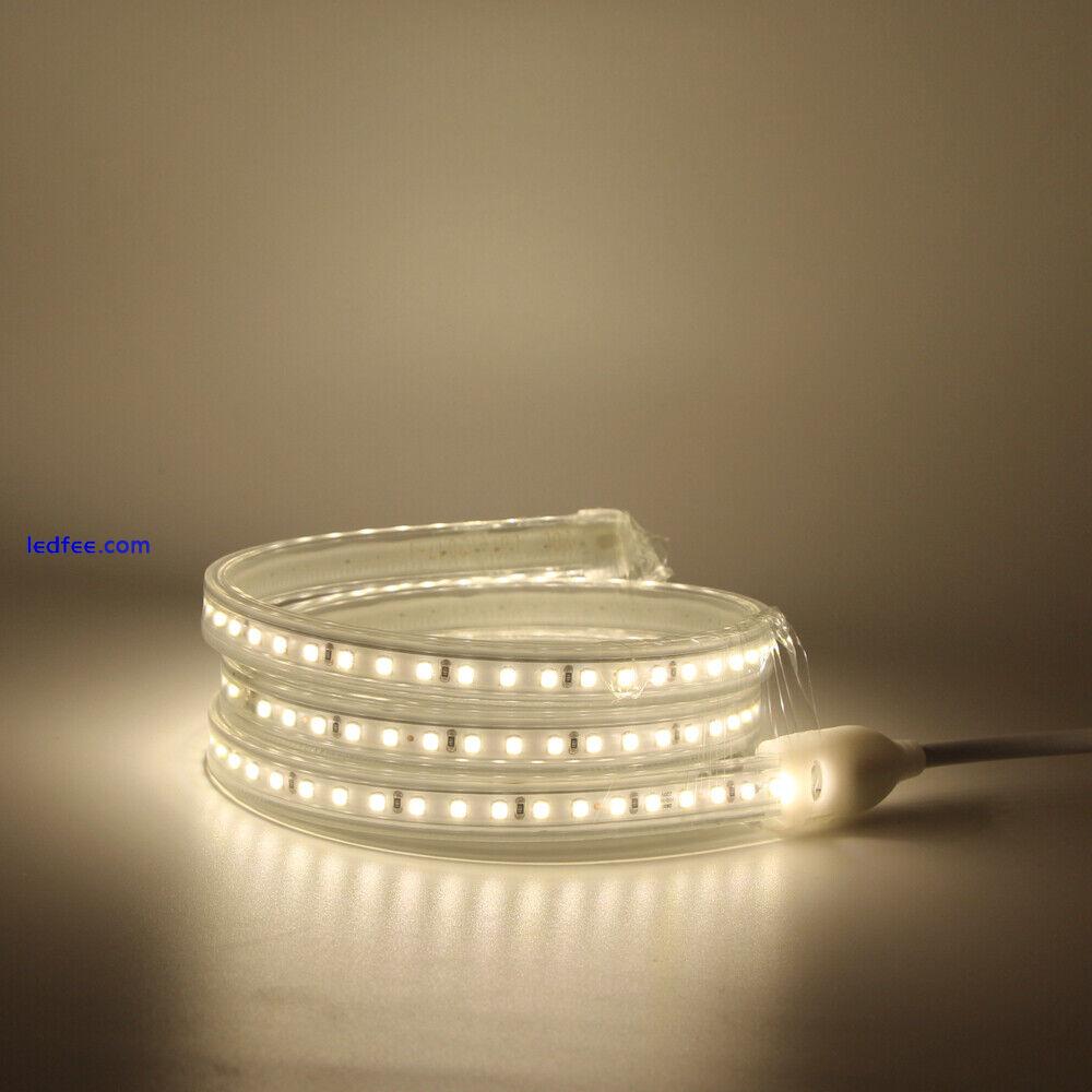 High bright LED Strip Lights 220V 240V IP67 Waterproof 2835 Commercial Rope lamp 5 