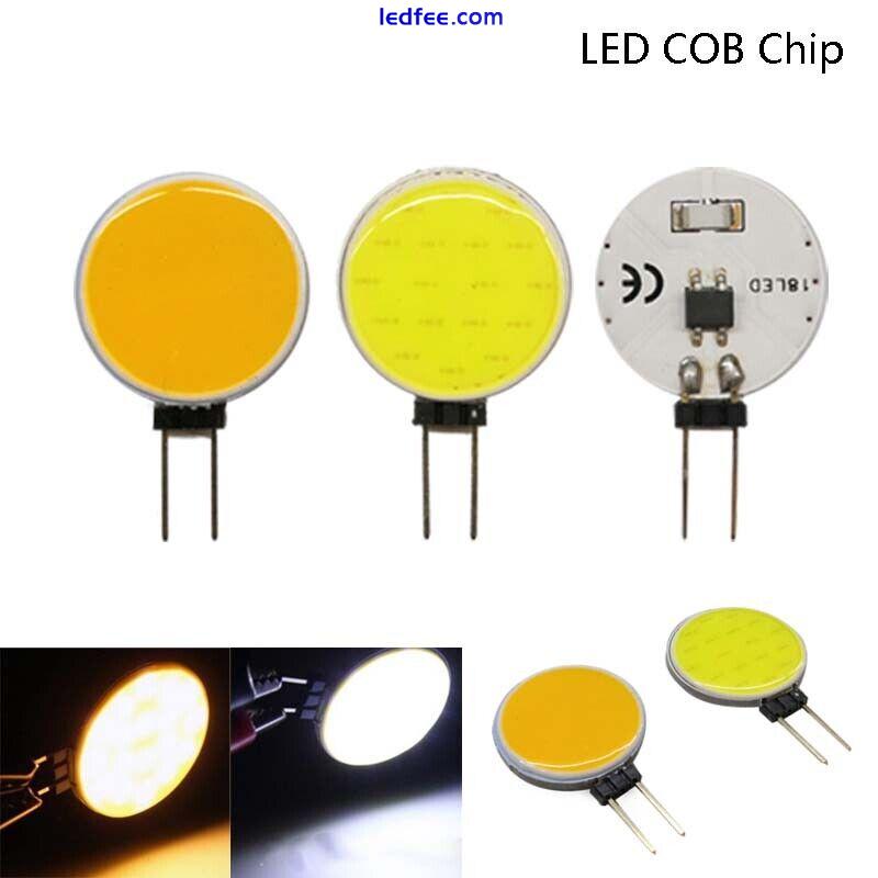 LED chip 12v dc cob floodlight G5 smd bulb cool/warm white lamp 4w 5w 7w 10w 12w 2 