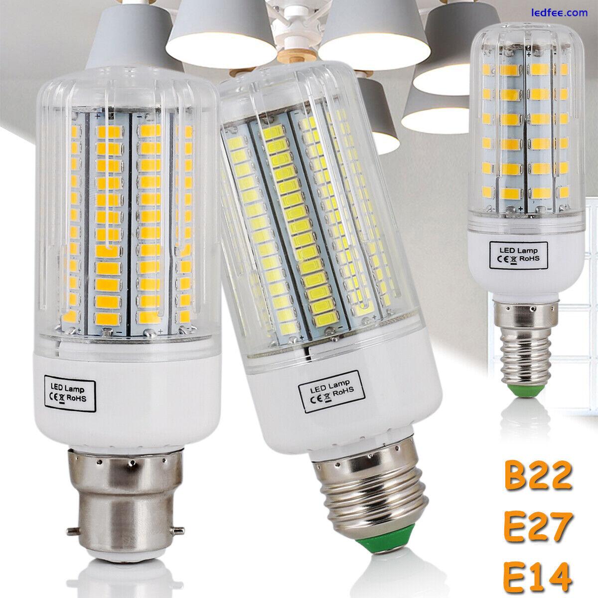 LED Corn Light Bulb B22 E14 E27 25W-150W Screw Base Super Bright White Lamp 220V 0 