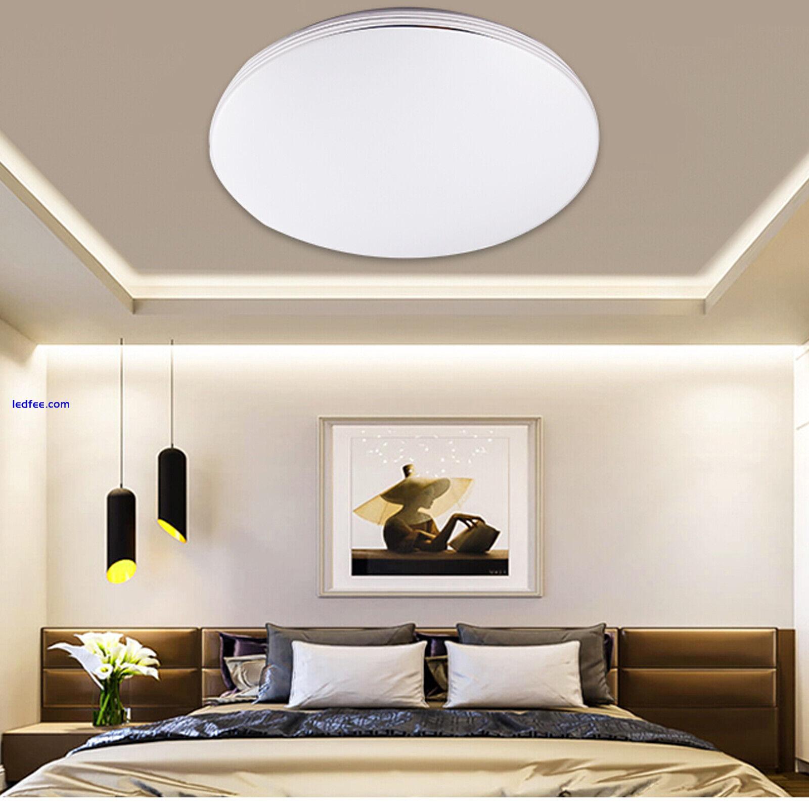 LED Ceiling Light Round Panel Down Lights Bathroom Kitchen Living Room Wall Lamp 3 