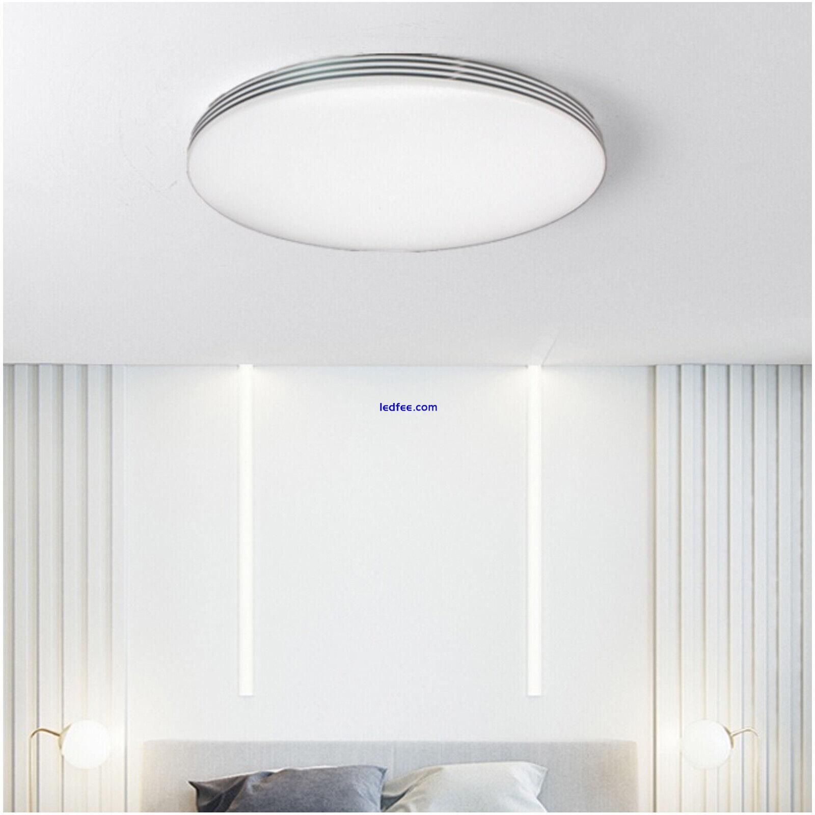 LED Ceiling Light Round Panel Down Lights Bathroom Kitchen Living Room Wall Lamp 5 