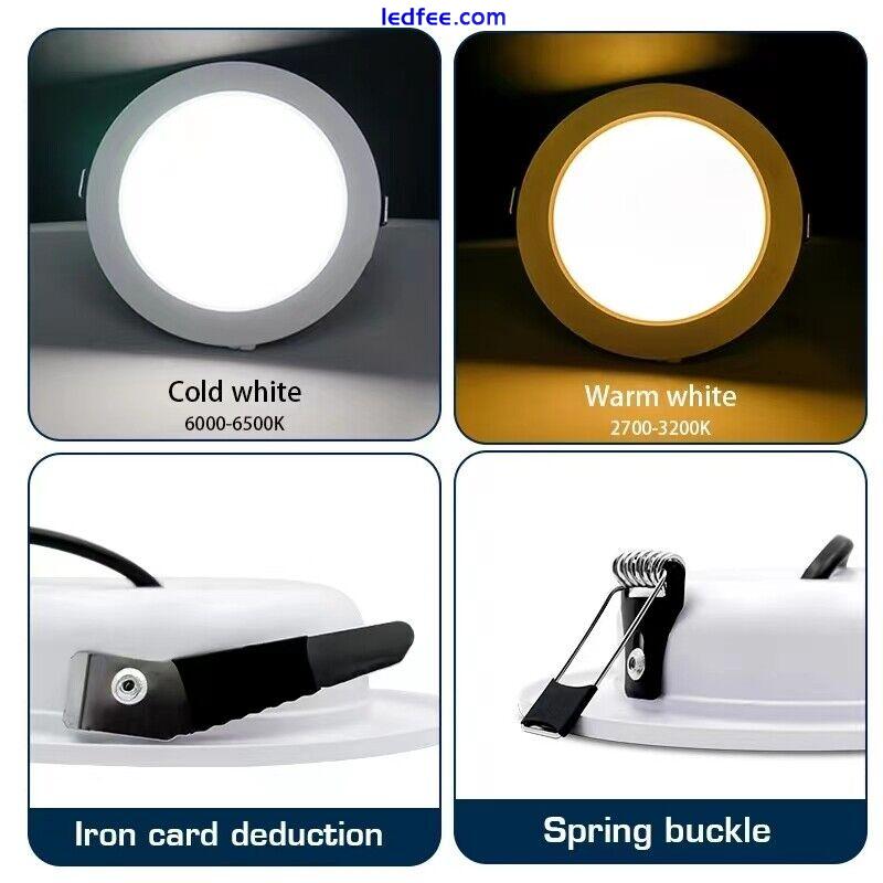 5W - 18W LED Recessed Ceiling Downlight Round Bright Lamp No Need Driver 220V BC 3 