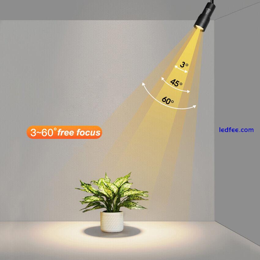 COB LED L Type Track Light Exhibition Show Spotlight Zoom Ceiling Lamp Fixture 0 