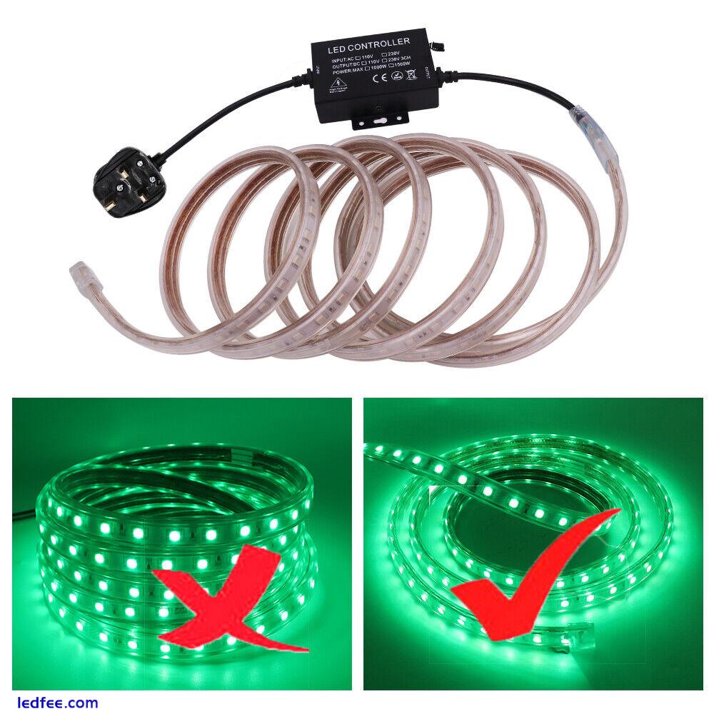 RGB Colour Changing LED Strip 220V 5050 IP67 Waterproof Commercial Rope Lights 4 