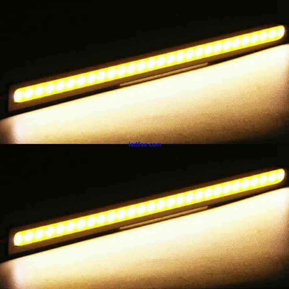 COB LED Strip DRL Driving Fog Lamp 17CM waterproof Car Daytime Running Light 12V 3 