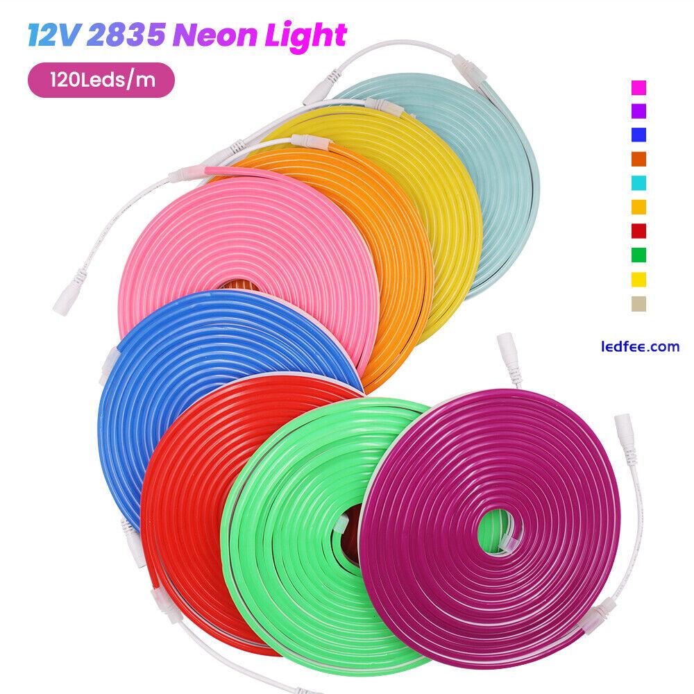 0.5M-20M LED Neon Flex Lights 24V Waterproof 2835 Light Strip Flexible Bar Sign 1 