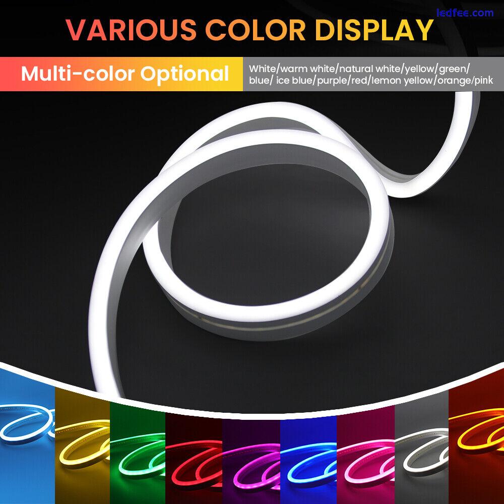 0.5M-20M LED Neon Flex Lights 24V Waterproof 2835 Light Strip Flexible Bar Sign 2 