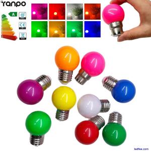 E27 B22 G45 Multicolor LED Glo...