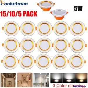 5/10PC LED Dimmable Downlight 2.5 inches Thin Ceilinglight Recessed Light 220V