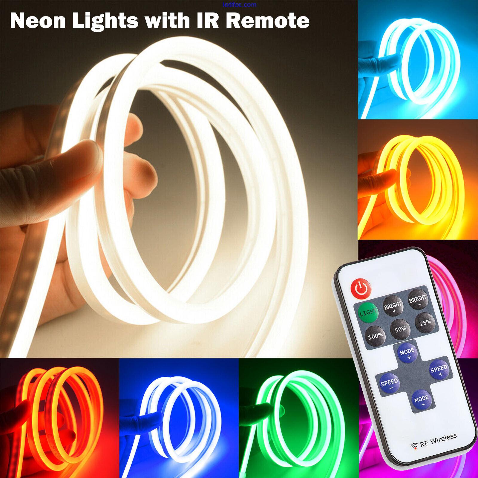 LED Strip Lights Flexible Neon Flex Rope Lights Waterproof Outdoor Lighting 12V 0 