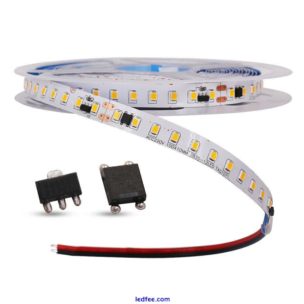 5-10m AC220V 230V LED strip light 2835 120LEDs/m Kitchen Under Cabinet tape lamp 1 