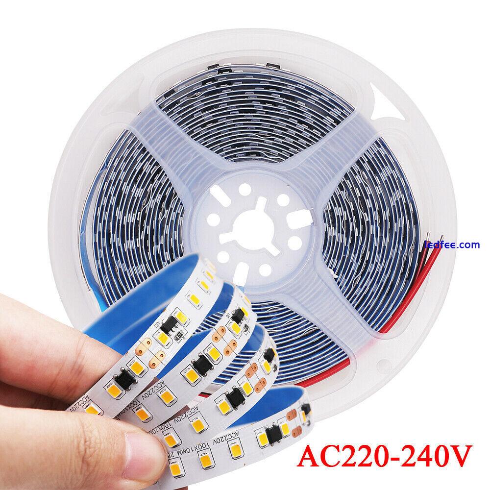 5-10m AC220V 230V LED strip light 2835 120LEDs/m Kitchen Under Cabinet tape lamp 0 