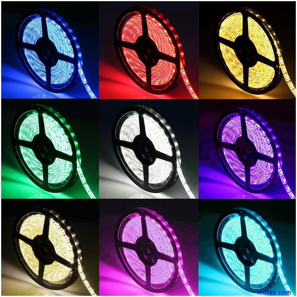 12V 5050 SMD LED Strip lights black PCB Home Flexible Neon Ribbon RGB RGBW RGBWW 5 