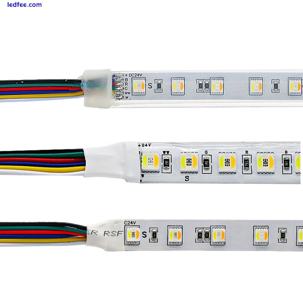 RGB+CCT 5in1 5050 RGBW LED Strip Light Tape Cabinet Kitchen Light Rope Flexible 0 