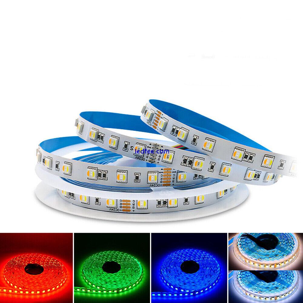 RGB+CCT 5in1 5050 RGBW LED Strip Light Tape Cabinet Kitchen Light Rope Flexible 5 