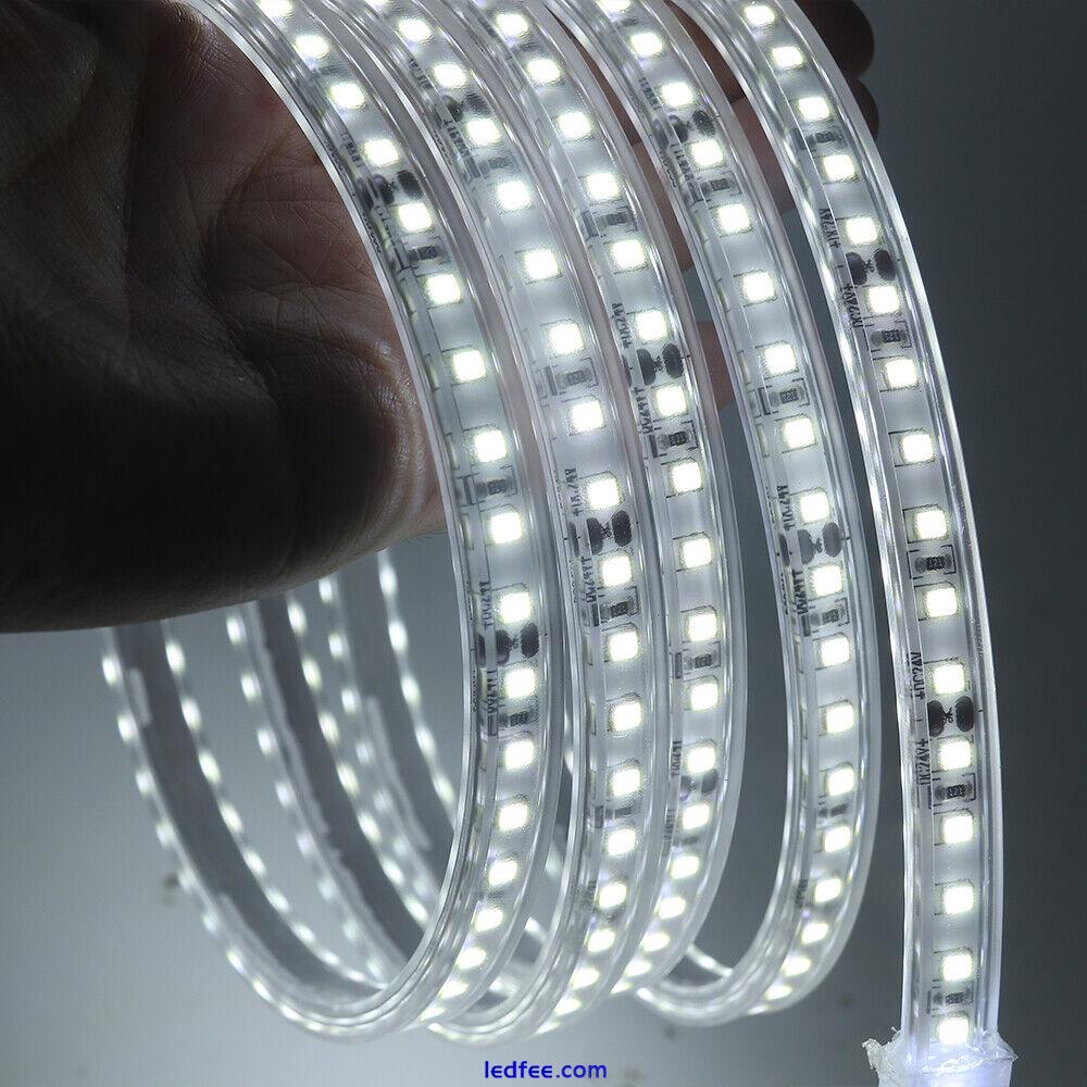 1m 20m 12V 24V 2835 LED Strip Flexible Rope IP68 Waterproof Lamp Outdoor Lights 4 