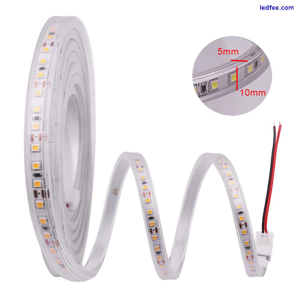 1m 20m 12V 24V 2835 LED Strip Flexible Rope IP68 Waterproof Lamp Outdoor Lights 2 