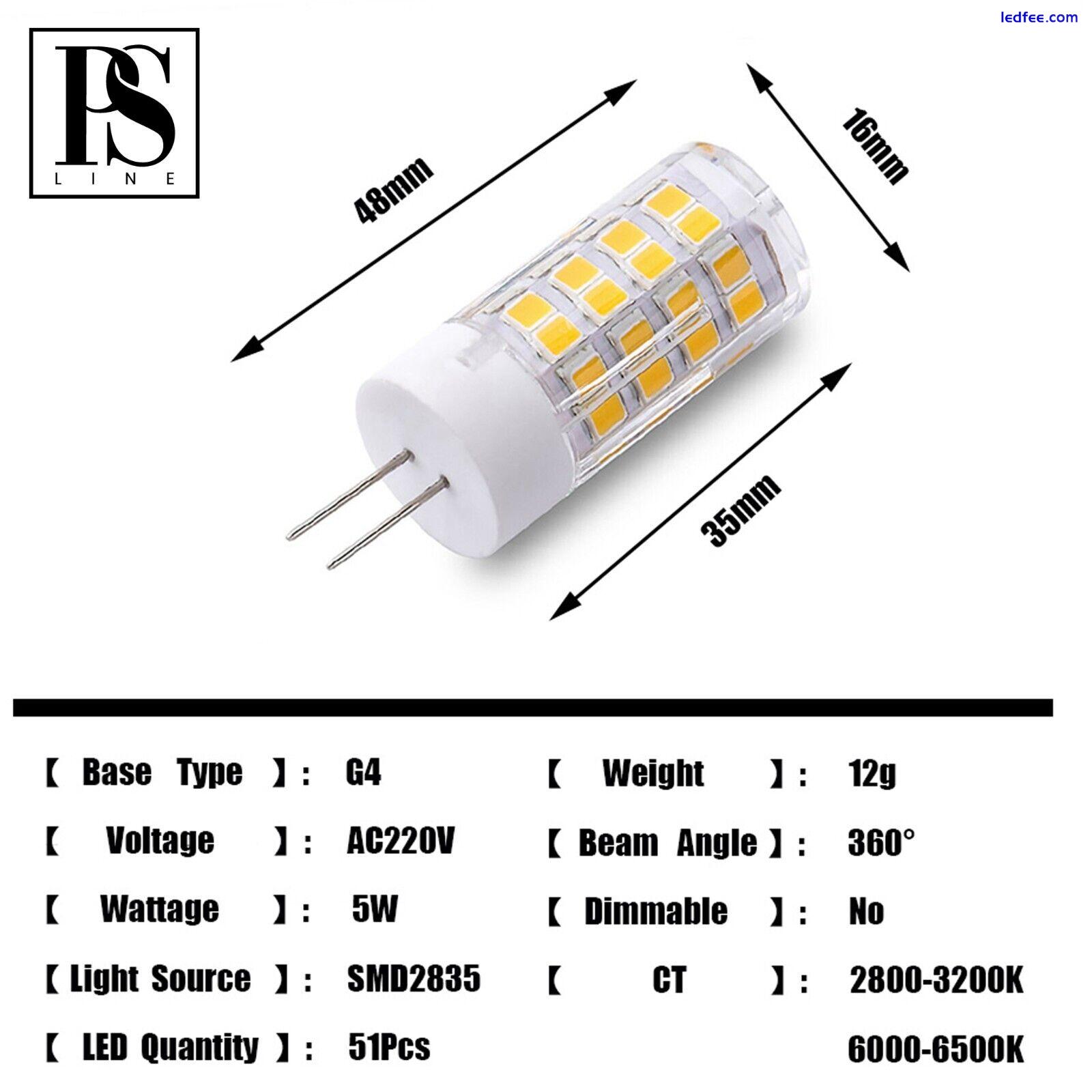 G4 LED BULBS 3W,5W,7W  33,51,75 Leds,  SMD2835 HIGH QUALITY 2 