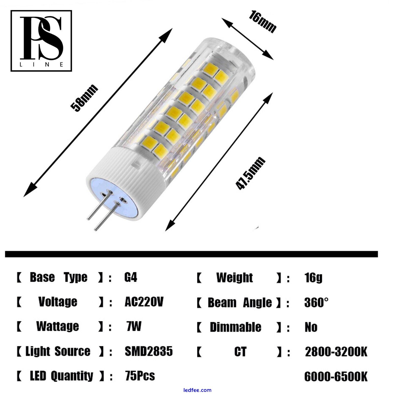 G4 LED BULBS 3W,5W,7W  33,51,75 Leds,  SMD2835 HIGH QUALITY 3 