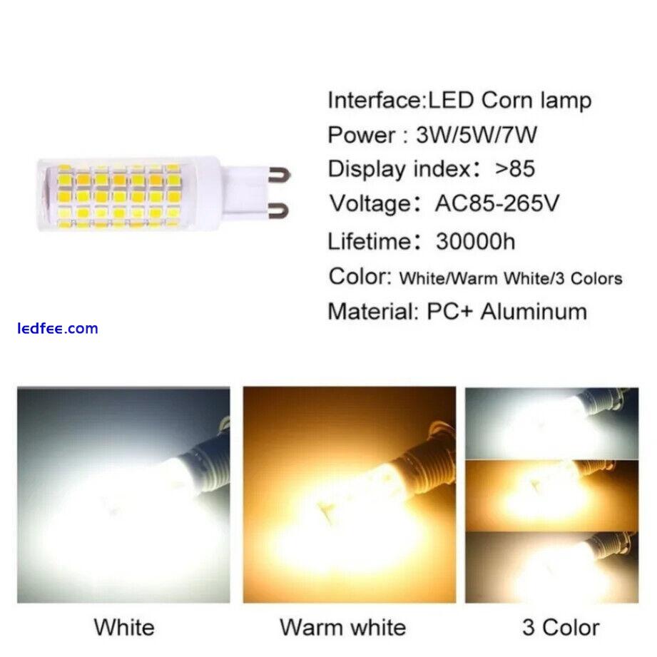 G9 LED Bulbs Warm and Cold White 3W|5W|7W| Long Life High Energy Saving A Bulbs 2 