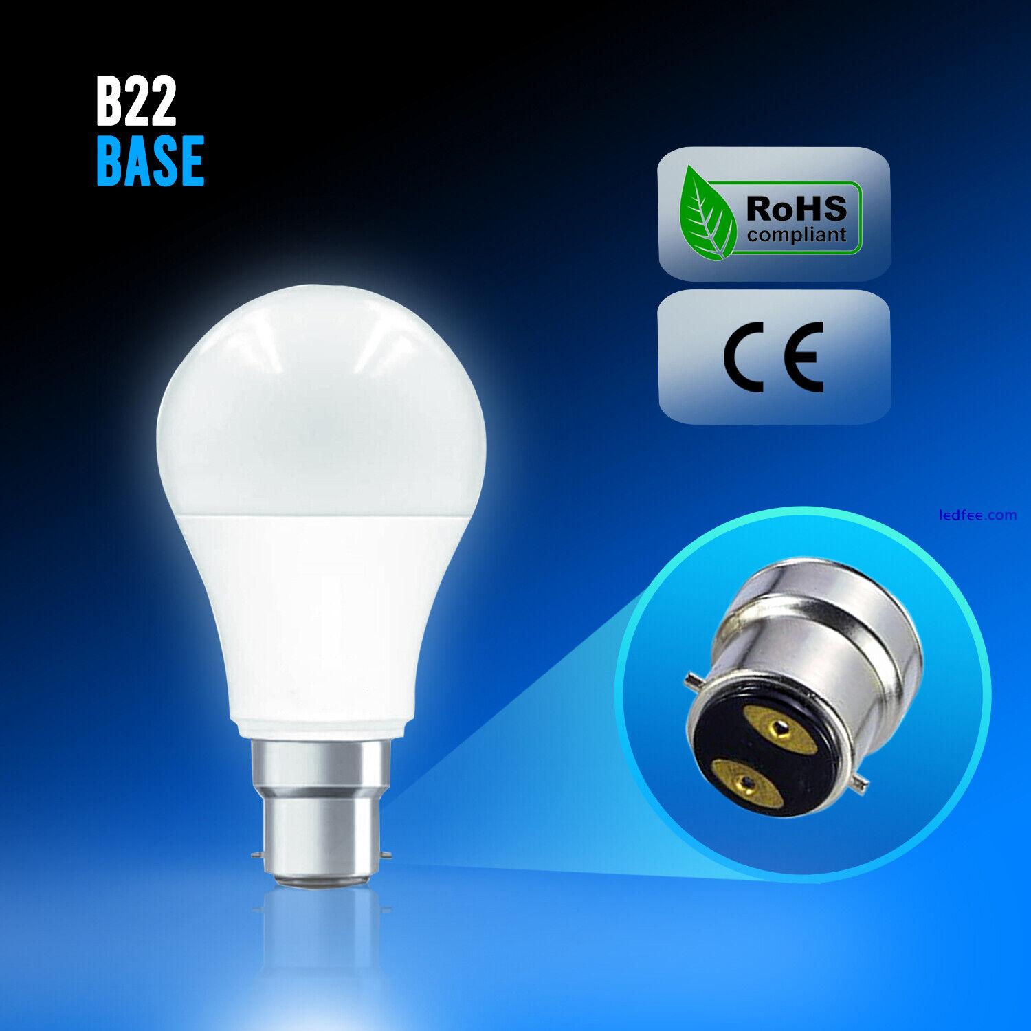 GLS LED Light Bulbs Warm/Cool White A+ Lighting Golf Bulb E27/B22 Base 3W-25W 5 