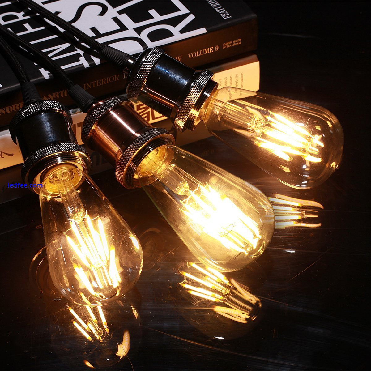 E14 E27 LED Light Bulbs Retro Warm Amber Filament 240V Vintage Edison Light Bulb 5 