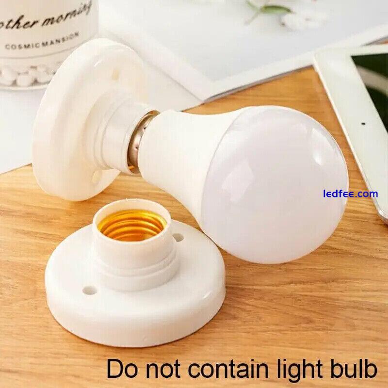 E27 Screw Cap Socket Light Bulb Holder Fitting Light Lamp Stand/Base 1-20 pcs 4 