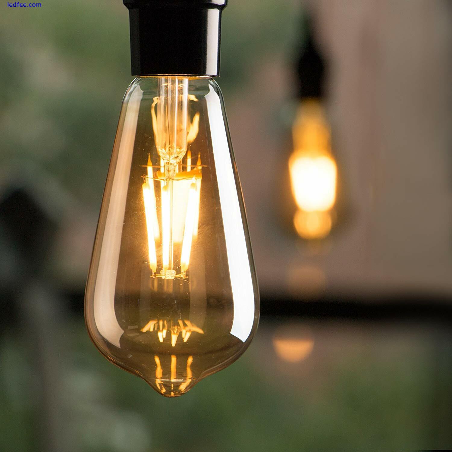 Antique Style Edison Vintage LED Light Bulbs Industrial Retro Lamps B22 or E27 3 