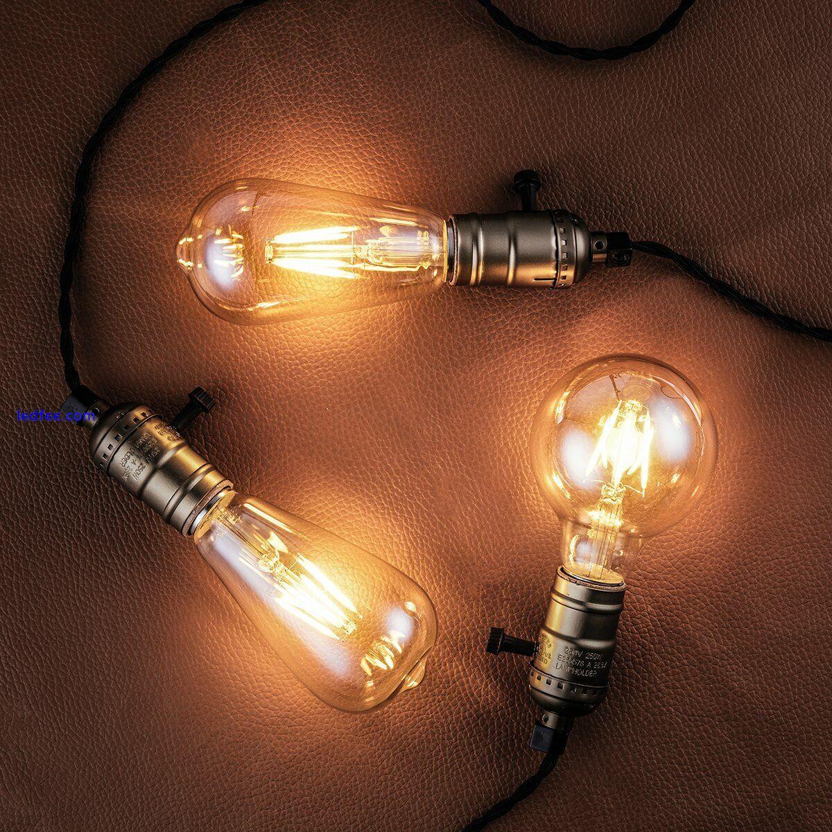 Antique Style Edison Vintage LED Light Bulbs Industrial Retro Lamps B22 or E27 4 