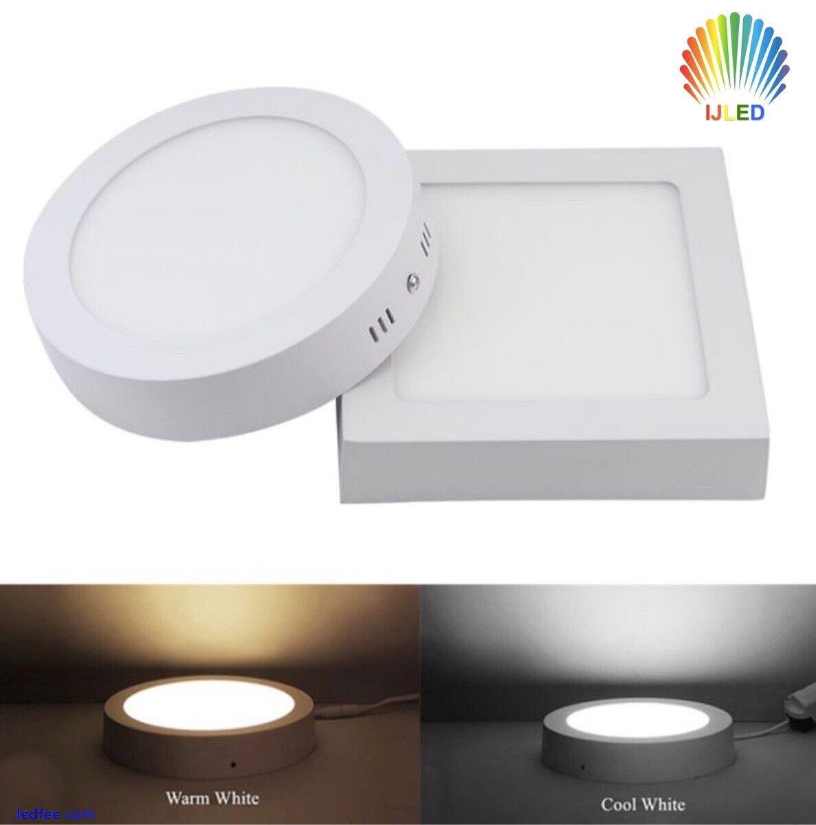 LED Surface Mount Ceiling and Wall light -6W/12W - 3000K 4000K- Square 1 