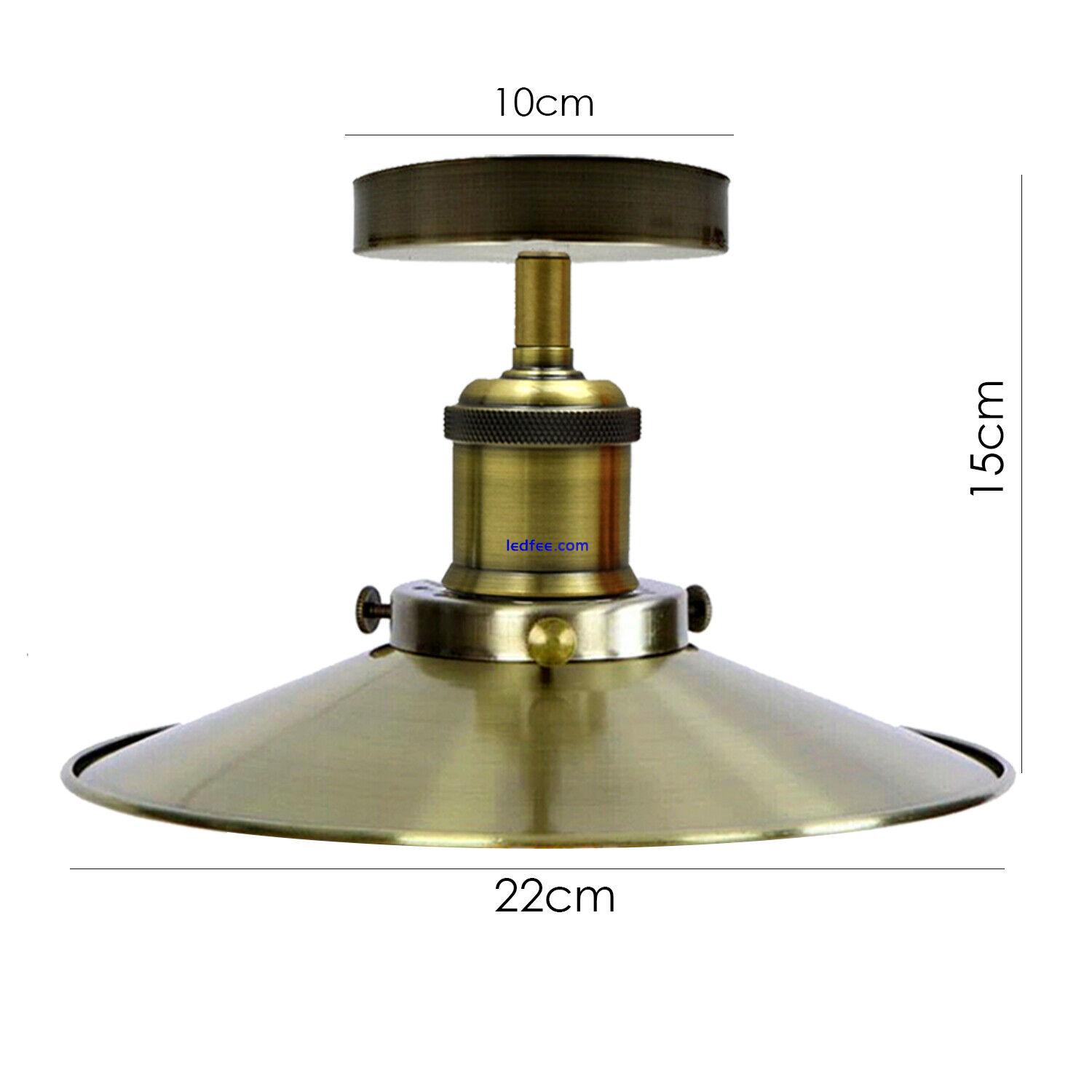 LEDSone Ceiling Lights Industrial Flush Mounted Ceiling Light Retro Lamp Fitting 0 