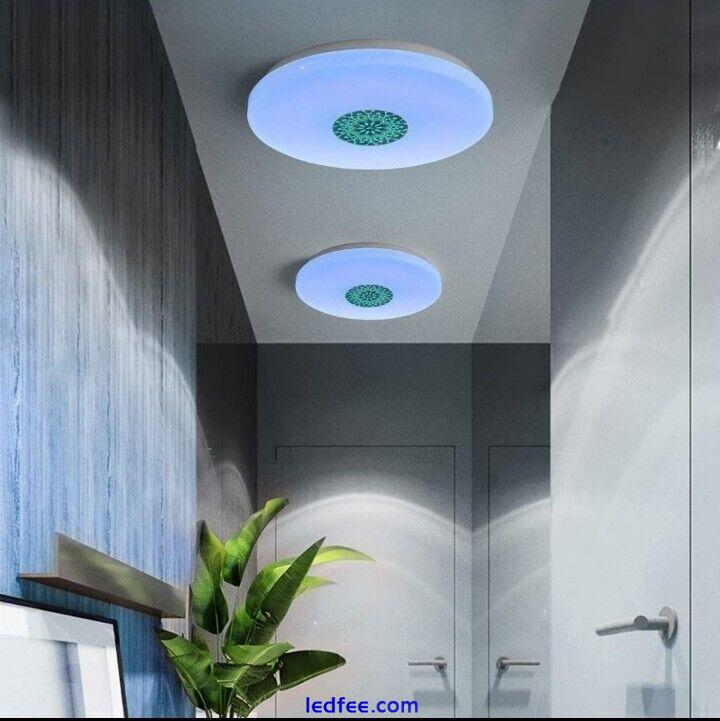 LED WiFi Ceiling Light, Modern 36W Dimmable LED Smart Ceiling Light,Alexa 5 