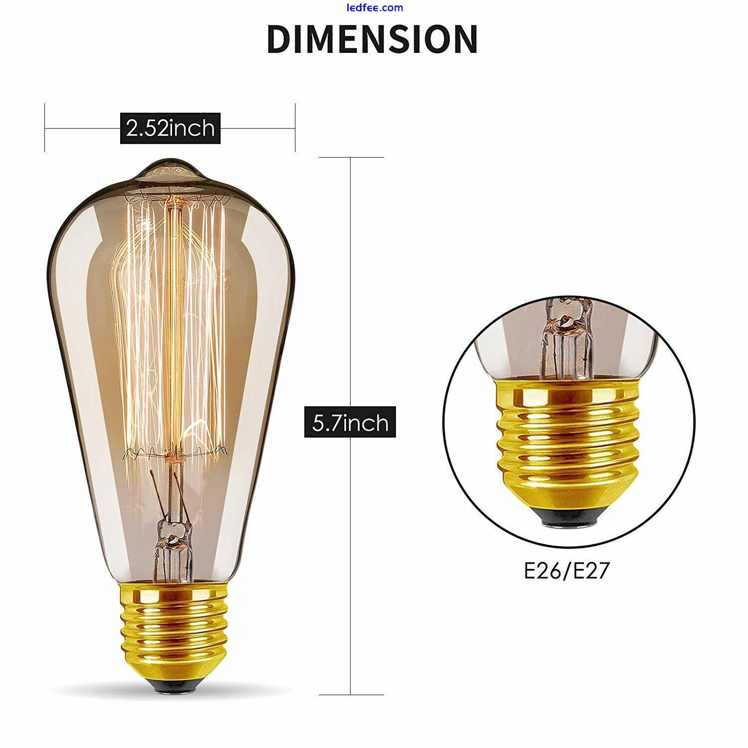 LEDSone Ceiling Flush Light E27 Retro Industrial Cone Lampshade LED Ceiling Lamp 2 