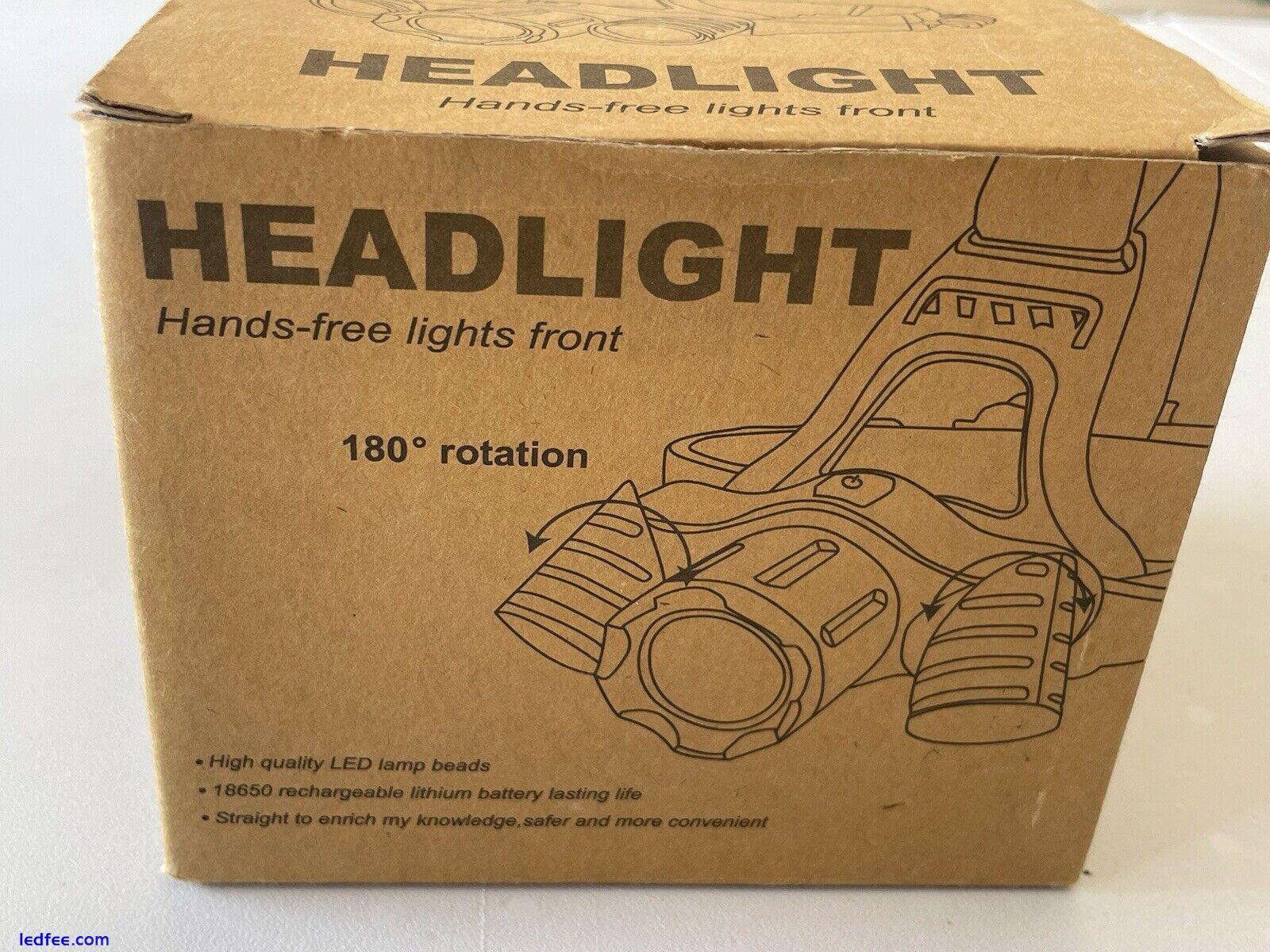 Head Torch Rechargeable 2000L Super Bright LED Headlamp Headlight with... 0 