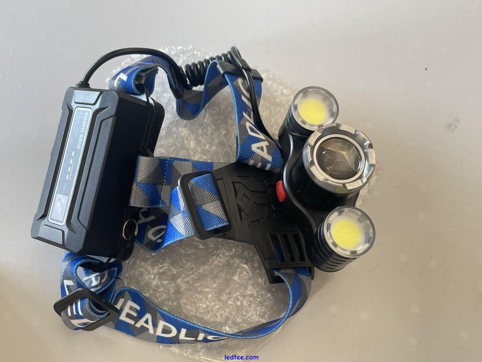 Head Torch Rechargeable 2000L Super Bright LED Headlamp Headlight with... 4 