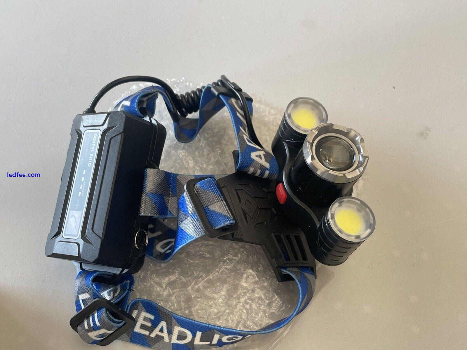 Head Torch Rechargeable 2000L Super Bright LED Headlamp Headlight with... 5 