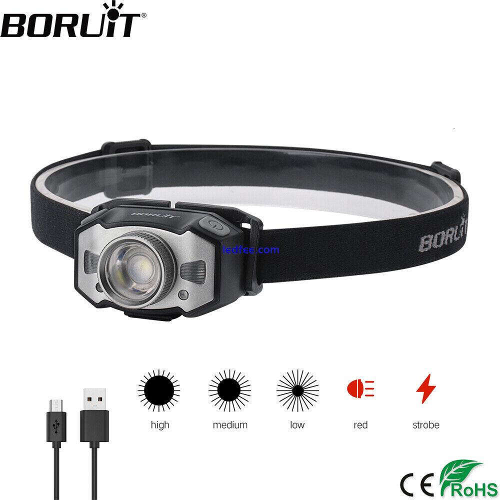 90000lm Powerful Headlamp Motion Sensor LED Work Lamp Head Torch Rechargeable UK 1 