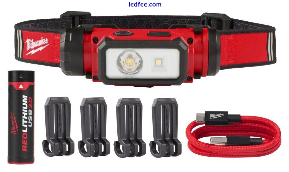 Milwaukee Head Torch - L4HL2-301 Head Lamp - 600 lumens - 4933479963 2 