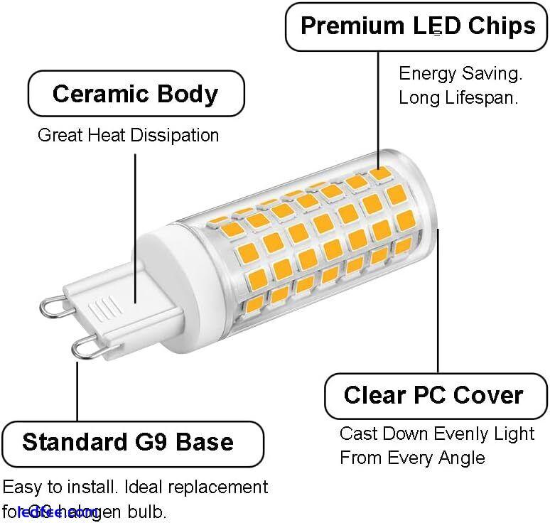 5/10X G9 HIGH QUALITY LED Corn Bulb 9W 12W Lamp 6000K Daylight Home Decor Light 5 