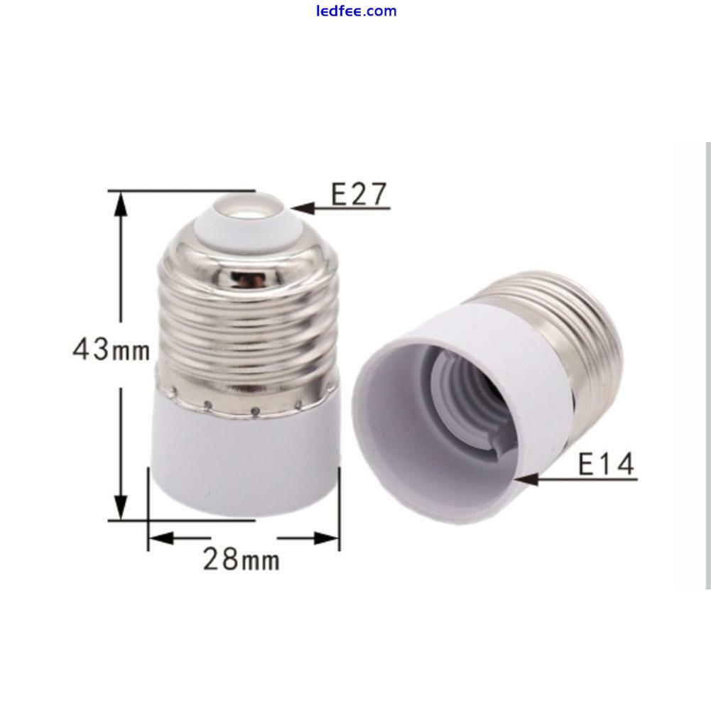 For LED Light ES E27 To Small Screw E14 SES Light Bulb Adaptor Converter H 7Y2W 2 