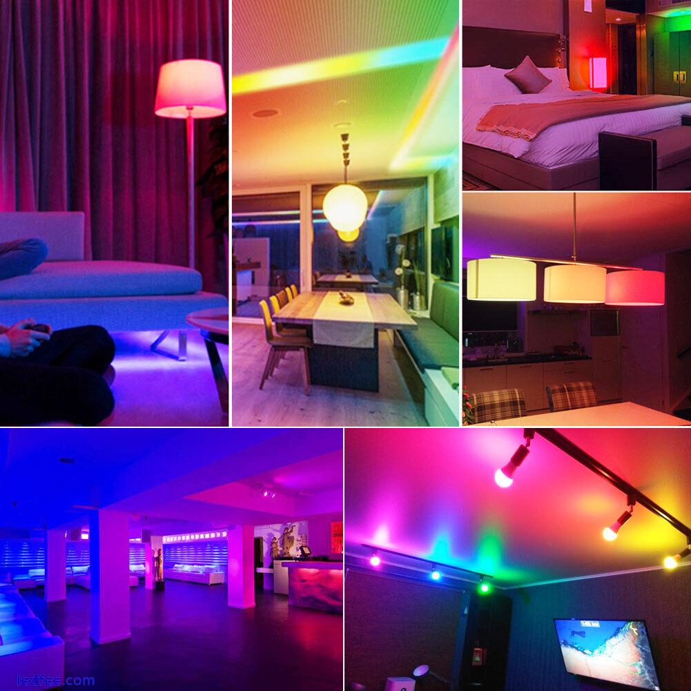 Candle LED Bulb Smart RGB Light Bulbs Remote Dimmable E12/E14/E26/E27/B22 0 