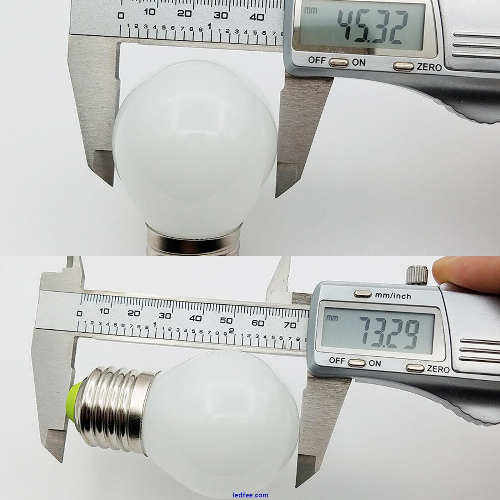 E26 E27 B15 B22 E14 E12 Dimmable LED Globe Bulb 3W 110V 220V Color Change Lamp 3 