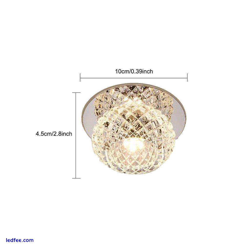 Crystal LED 5W Ceiling Light Fixture Pendant Lamp Lighting Chandelier Light 3 