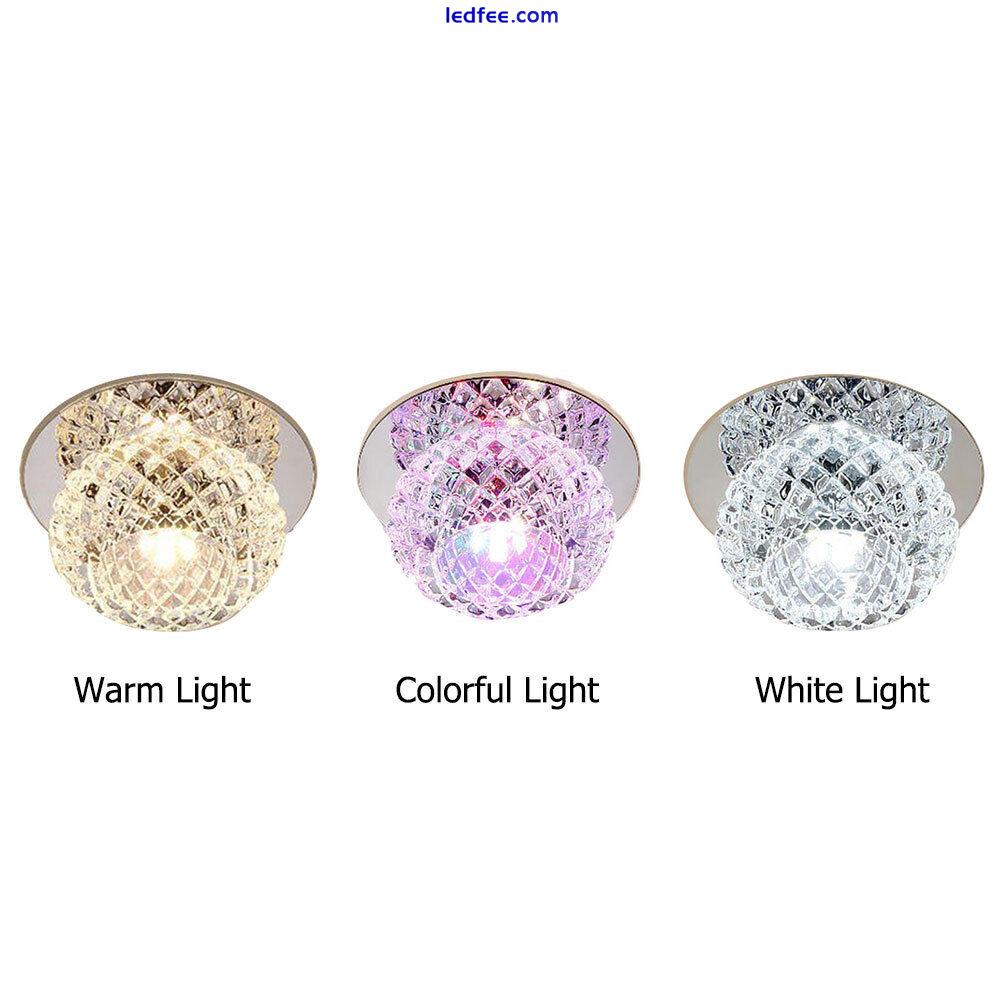 Crystal LED 5W Ceiling Light Fixture Pendant Lamp Lighting Chandelier Light 1 