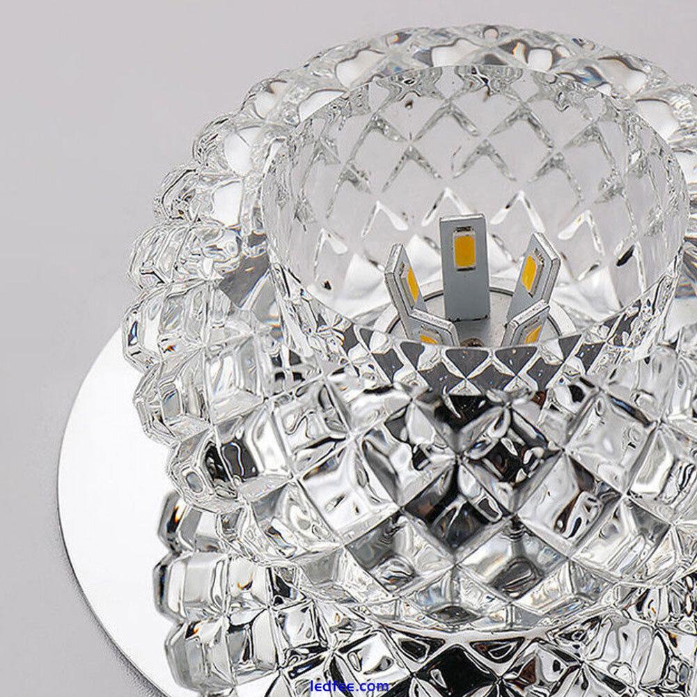 Crystal LED 5W Ceiling Light Fixture Pendant Lamp Lighting Chandelier Light 4 