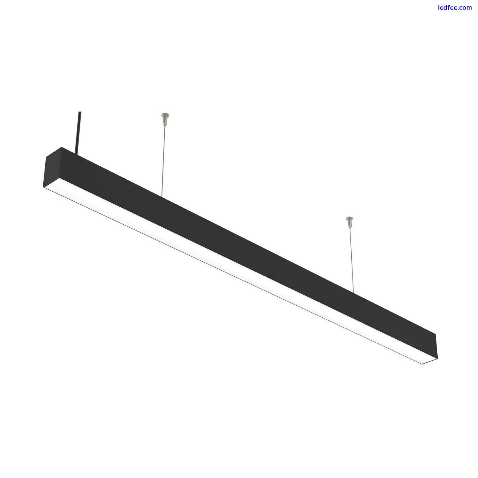 4FT 5FT Pendant LED Linear Light Dimmable Linkable Modern Office Retail Lighting 4 